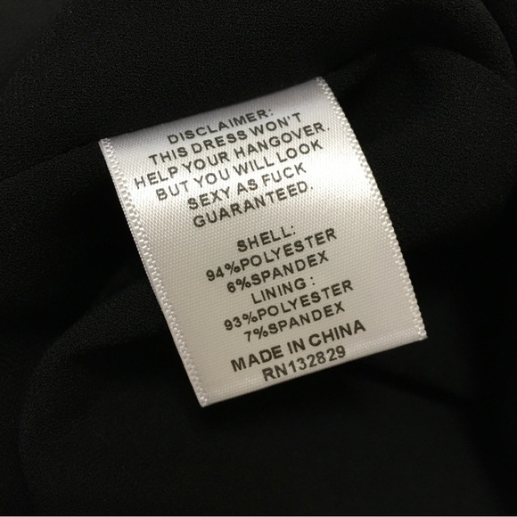 Chrissy Teigen X Revolve Black Cocktail Dress Size XS - Picture 7 of 8